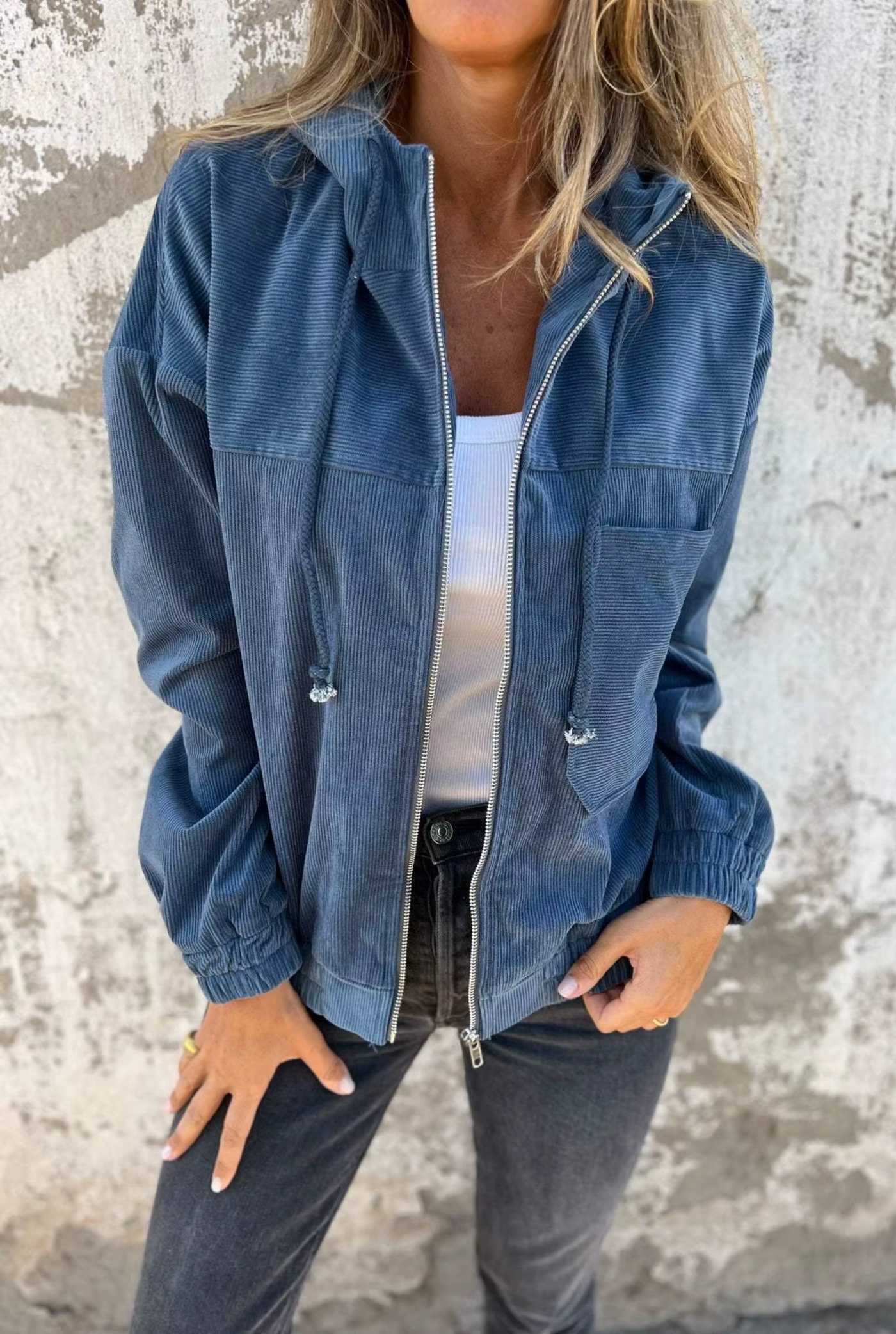 Veste décontractée en denim