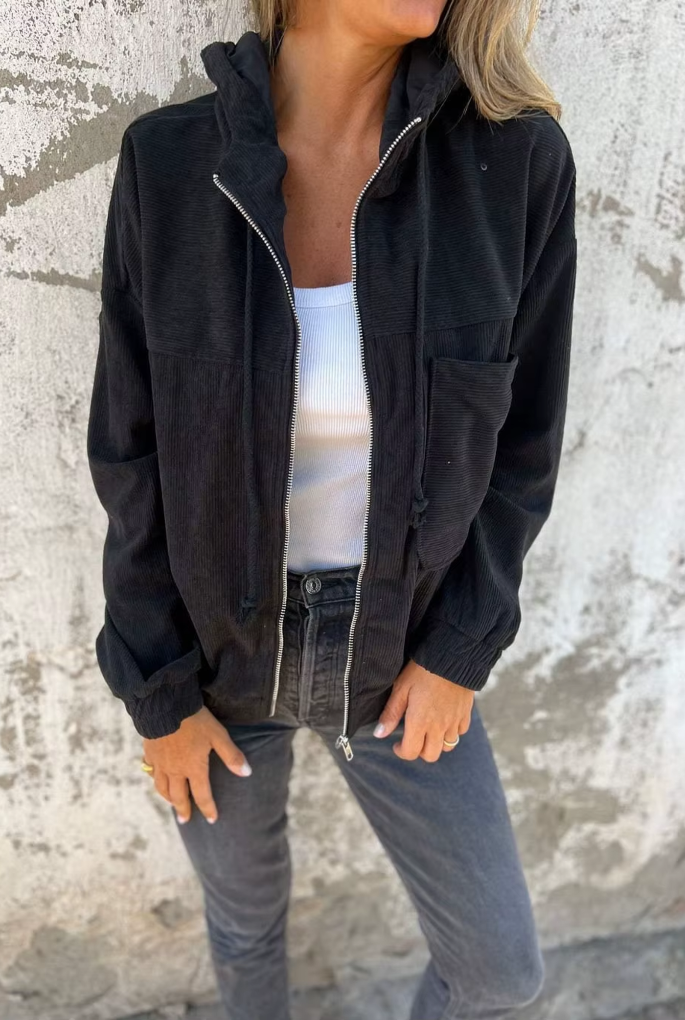 Veste décontractée en denim