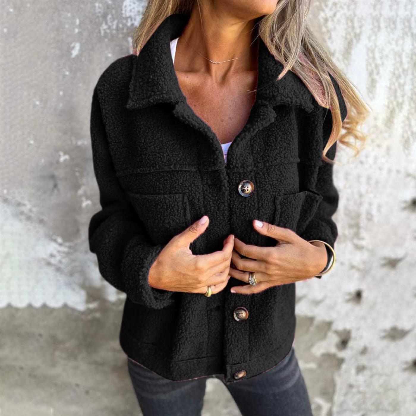 Veste en laine douce