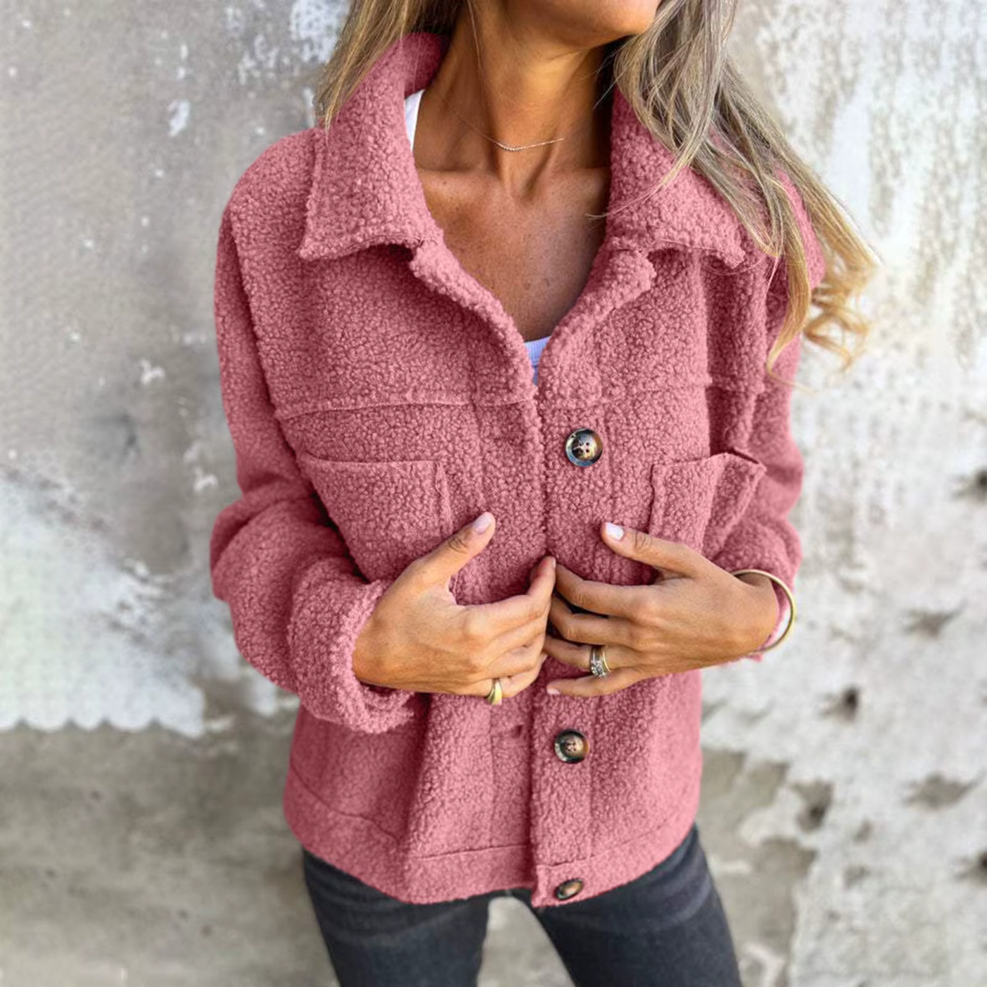 Veste en laine douce