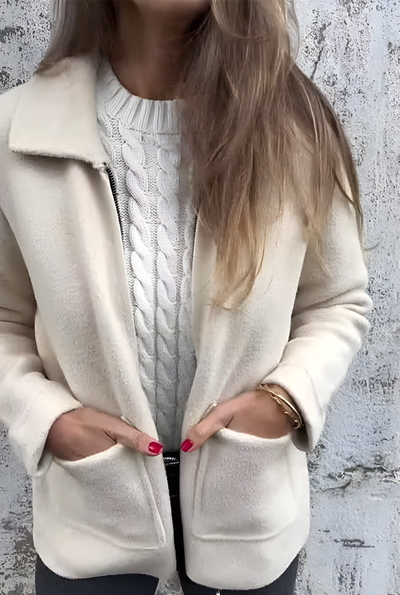 Veste Chic en Tissu Doux