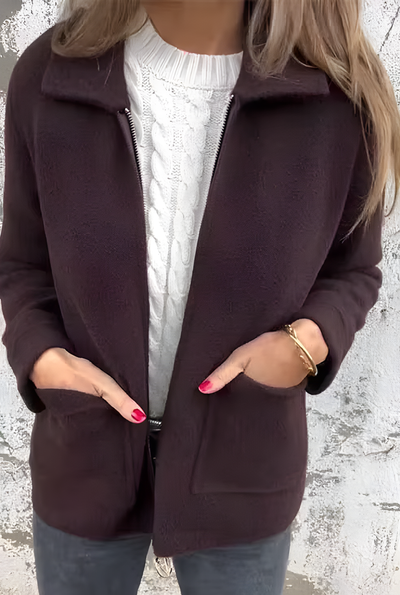 Veste Chic en Tissu Doux