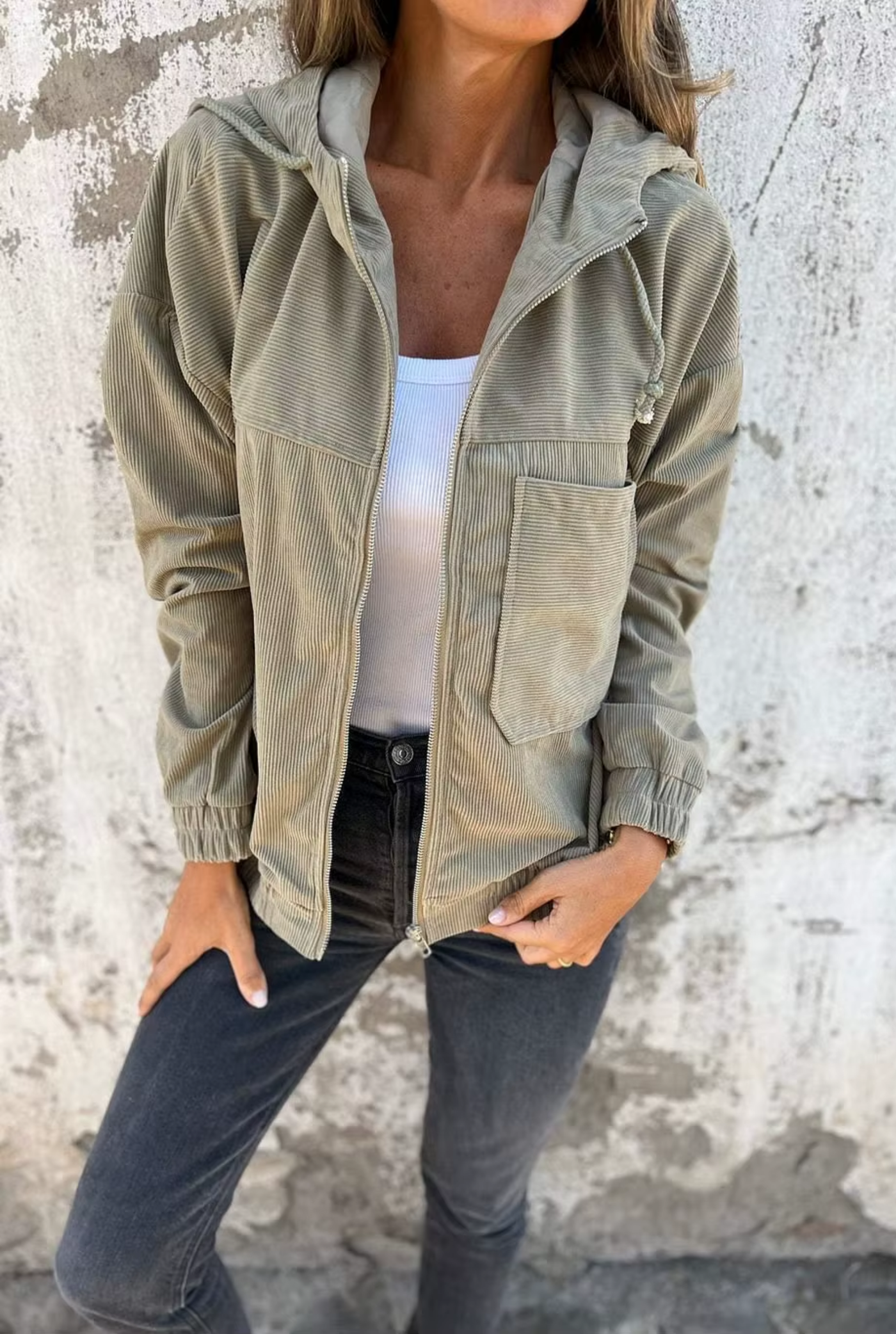 Veste décontractée en denim
