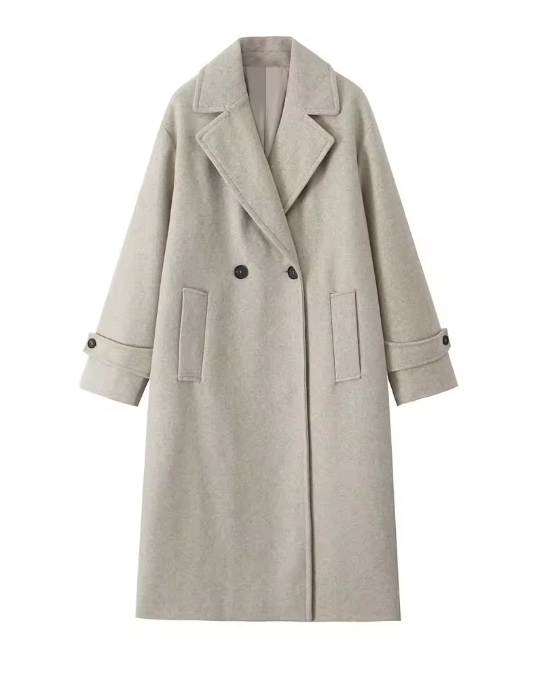 Manteau long élégant et tendance